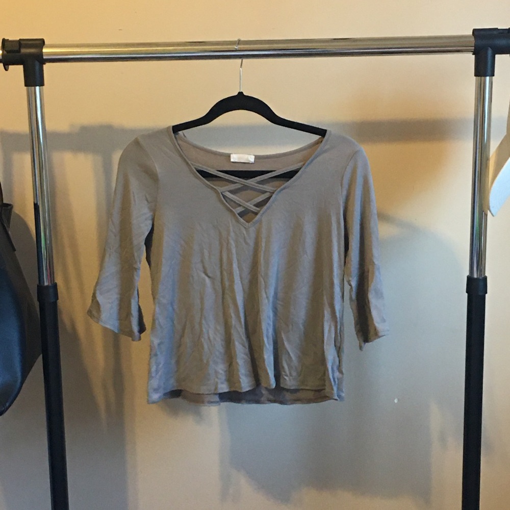 Grey blouse